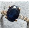 Image 2 : $1500, 10K(1.82g), SAPPHIRE (1.4ct), DIA (0.06ct)RING, size 5.5, appraised value $1500