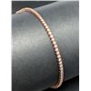 Image 3 : $4125, 14K(3.98g),  NATURA DIAMOND (1ct)BRACELET 7", appraised value $4125