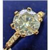 Image 1 : $5435, 10K(1.19g), NATURAL DIAMOND (1+0.03ct)RING, size 6.75, appraised value $5435