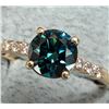 Image 3 : $2300, 10K(1.83g),  LAB BLUE DIAMOND (1.03ct), MOISSANITE (0.06ct)RING, size 6, appraised value $230