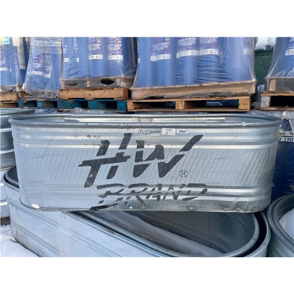 HW Brand Round End Stock Tank Model RE226, 6 Ft – 2 Ft Deep