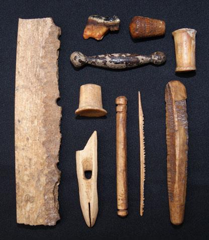 COLLECTION OF ESKIMO TOOLS