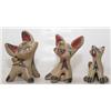 Image 1 : THREE SANTA CLARA POTTERY ANIMALS