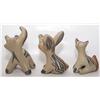 Image 2 : THREE SANTA CLARA POTTERY ANIMALS
