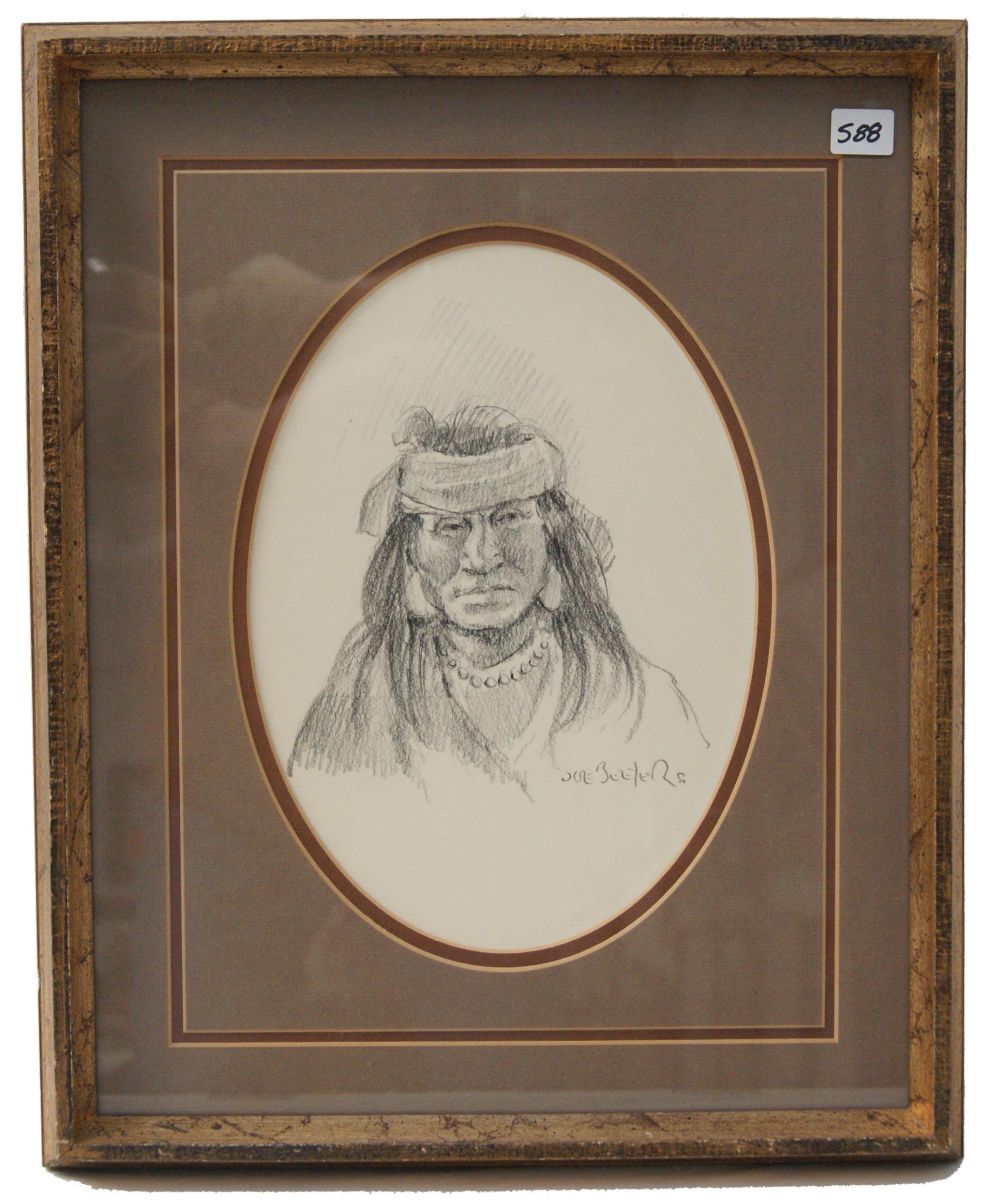 WESTERN PENCIL SKETCH