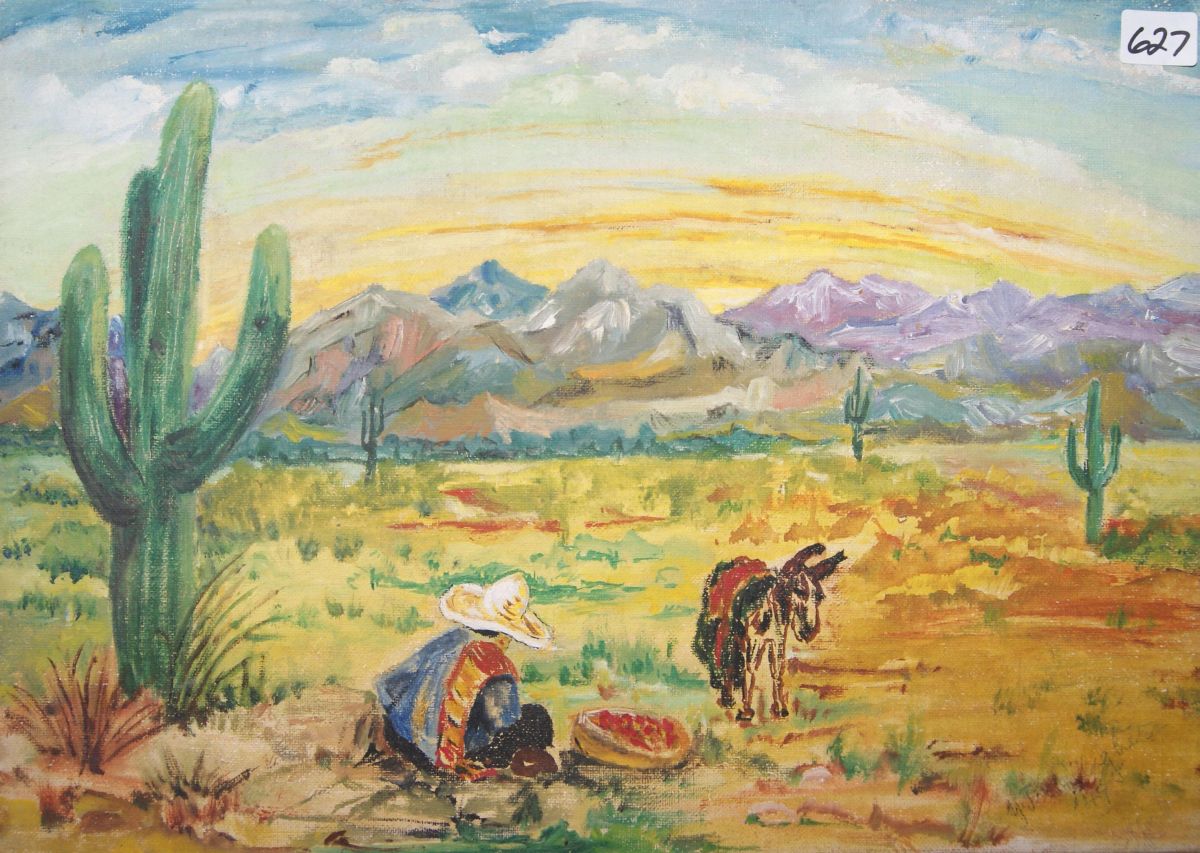 TWO MEXICAN PAINTINGS