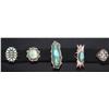 Image 1 : FIVE NAVAJO RINGS