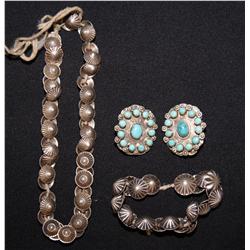 NAVAJO STERLING BUTTONS