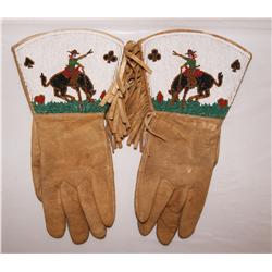 NEZ PERCE PICTORIAL GLOVES