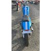 Image 2 : YAMAHA MOTORCYCLE, BLUE, NO VIN PLATE,