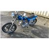 Image 4 : YAMAHA MOTORCYCLE, BLUE, NO VIN PLATE,