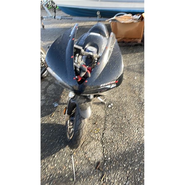 2008 BUELL 1125R MOTORCYCLE, BLUE, VIN 5MZHL04N183801969,