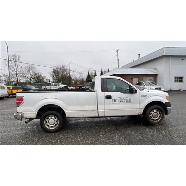 2011 FORD F150, 2DR PICKUP TRUCK, WHITE, VIN 1FTPF1CF7BKD54480,