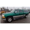 Image 1 : 2000 CHEVROLET SILVERADO, 1500 LT, 2DR QUAD CAB PICKUP, GREEN, VIN 2GCEK19T1Y1384938,