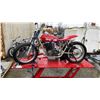 Image 1 : MOTORCYCLE, RED, NO VIN PLATE,