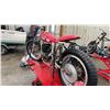 Image 3 : MOTORCYCLE, RED, NO VIN PLATE,
