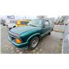 Image 1 : 1996 GMC SONOMA, SL, 2DR PICKUP, GREEN, VIN 1GTCS14X8TK524994,