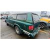Image 3 : 1996 GMC SONOMA, SL, 2DR PICKUP, GREEN, VIN 1GTCS14X8TK524994,