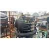 Image 4 : YAMAHA 225 HP FOUR-STROKE FUEL INJECTION OUTBOARD MOTOR ON MOTOR FRAME *UNKNOWN RUNNING CONDITION*