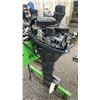 Image 4 : (2) YAMAHA 9.9 HP OUTBOARD MOTORS & (1) YAMAHA 8 OUTBOARD MOTOR ON PORTABLE MOTOR STAND *UNKNOWN
