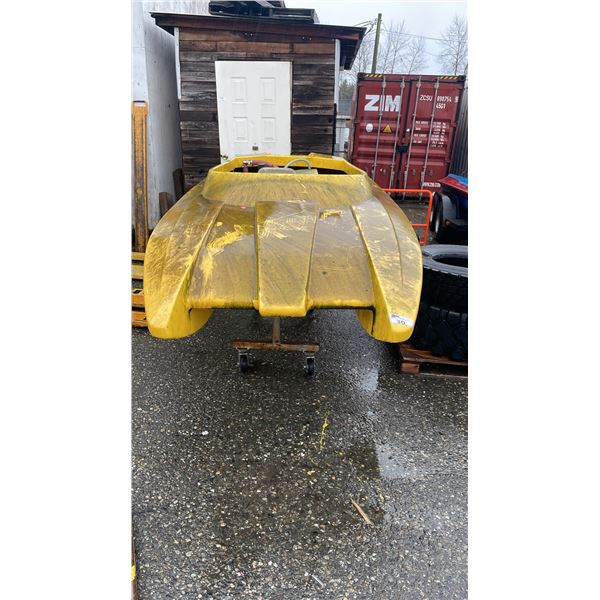 12' CATAMARAN BOAT YELLOW, NO VIN PLATE,