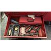 Image 11 : PROTO RED METAL MOBILE 7 DRAWER TOOL CHEST WITH ASSORTED TOOLING CONTENTS