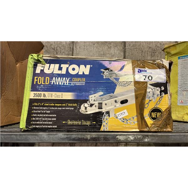 FULTON FOLD AWAY 3500LB COUPLER KIT