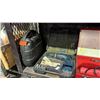 Image 2 : SHELF OF ASSORTED ELECTRIC/CORDLESS POWER TOOLS INCLUDING DRILLS, SAWZALL, CIRCULAR SAW & MORE