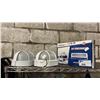 Image 1 : PAIR OF EXTERIOR WALL MOUNTING LIGHTS & RIGID INDUSTRIES M-SERIES MARINE LIGHT