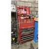 Image 1 : 2 PCS RED MECHANICS TOOL BOX WITH LARGE ASSORTMENT OF TOOLING CONTENTS APPROX 27" W X 18" D X 53" H