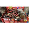 Image 3 : 2 PCS RED MECHANICS TOOL BOX WITH LARGE ASSORTMENT OF TOOLING CONTENTS APPROX 27" W X 18" D X 53" H