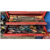 Image 4 : 2 PCS RED MECHANICS TOOL BOX WITH LARGE ASSORTMENT OF TOOLING CONTENTS APPROX 27" W X 18" D X 53" H