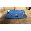 Image 1 : BLUE PLASTIC MOVING DOLLY *ONE WHEEL NEEDS REPAIR*