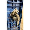 Image 2 : BLUE PLASTIC MOVING DOLLY *ONE WHEEL NEEDS REPAIR*