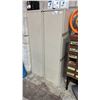 Image 1 : BEIGE 2 DOOR METAL STORAGE CABINET APPROX 36" W X 18" D X 65" H