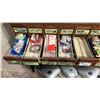 Image 4 : WOODEN 60 DRAWER PARTS CABINET WITH ASSORTED CONTENTS APPROX 66" W X 19" D X 48.5" H