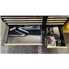 Image 8 : CRAFTSMAN METAL BLACK LOCKING 11 DRAWER TOOL CHEST WITH ASSORTED TOOLING CONTENTS *HAS KEY*