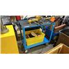 Image 1 : BLUE MOBILE 2 TIER METAL CART WITH ASSORTED PARTS & 4 TON HYDRAULIC HAND PUMP