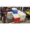 Image 1 : PALLET OF ASSORTED CAMPING COOLERS