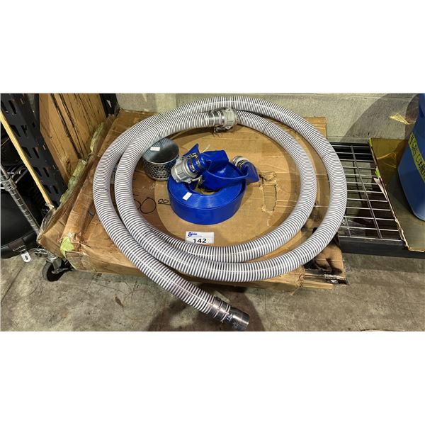 2 ASSORTED 2" WATER PUMP HOSES