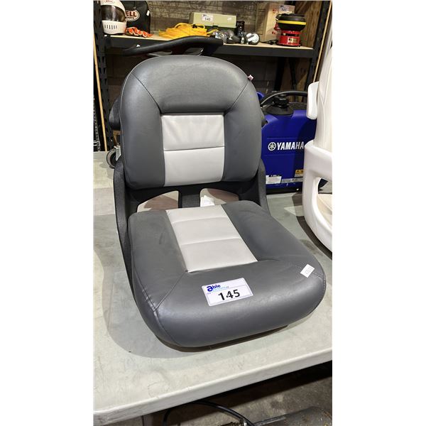 GREY PADDED REPLACEMENT BOAT SEAT