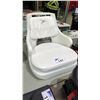 Image 1 : WHITE PADDED REPLACEMENT BOAT SEAT