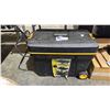 Image 1 : ZAG BLACK PLASTIC ROLLING TOOLBOX