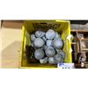 Image 2 : PLASTIC CRATE & WOODEN TRAY OF ASSORTED FISHING WEIGHTS