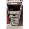 Image 4 : VINTAGE MORDAIR AIRLINE SERVICE CART WITH ASSORTED TOOLS & PARTS