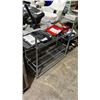 Image 1 : 3 TIER ADJUSTABLE METAL WIRE RACK APPROX 35.5" W X 14" D X 35" H * CONTENTS NOT INCLUDED *