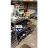 Image 1 : 3 TIER ADJUSTABLE METAL WIRE RACK APPROX 35.5" W X 14" D X 35" H * CONTENTS NOT INCLUDED *