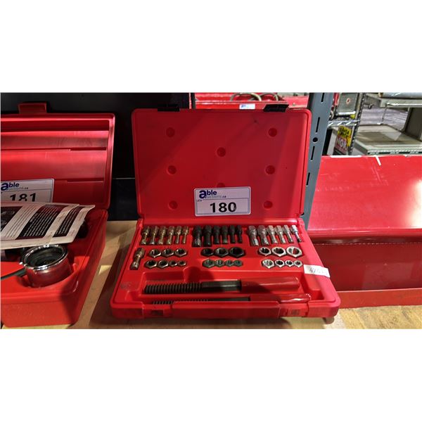 SNAP-ON RTD42, 42 PC FRACTIONAL/METRIC RETHREADING SET IN CASE
