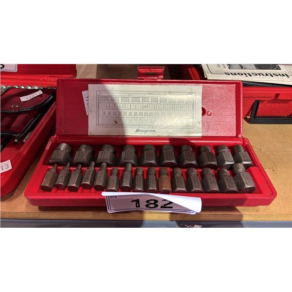 SNAP-ON REX25A 25PC SCREW EXTRACTOR SET IN CASE