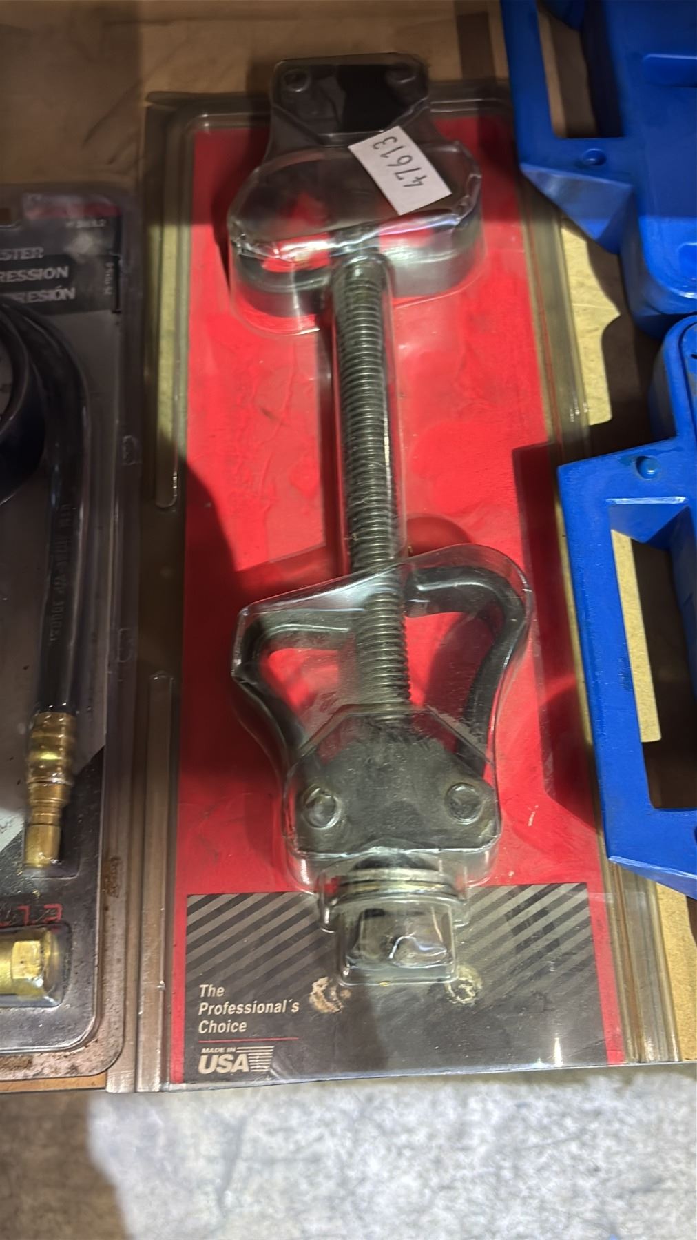 COMPRESSION TESTER, 9 PC ROUTER BASE TEMPLATE GUIDE SET & COIL SPRING ...